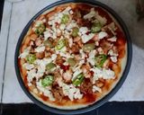 A picture of step 17 of Chicken bbq pizza muffins/pizza cups And bbq pizza.