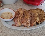 A picture of step 4 of Roasted Pork in Dijon Mustard and wholegrain.