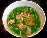 Hình bước làm 4 của món Canh Cua Đồng Nấu Rau Đay, Mồng Tơi