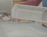 A picture of step 2 of Chocolate Cake (Pound cake).