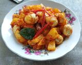 Foto langkah ke 4 dari resep Balado Telur Puyuh Kentang.