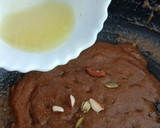 A picture of step 14 of Amaranth or Rajgira Halwa.