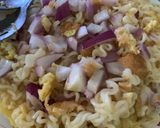 Gambar langkah 5 resipi Pizza telur maggi.