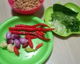 Foto langkah ke 1 dari resep Tumis Oncom Pedas.