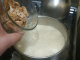 Tallarines con crema