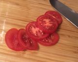 A picture of step 1 of Greek salad 🥗.
