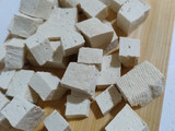 Tofu crujiente con arroz al curry