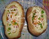 Tojással töltött burgonya recept fázis 4 fotója