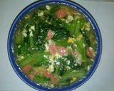 Foto langkah ke 5 dari resep Tumis Sawi Kuah Telur.