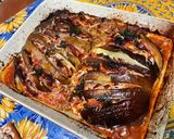 Une image de l'étape 15 de Éventails d'aubergine italienne aux deux jambons, tomates et girolles.