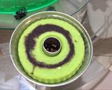 Foto langkah ke 7 dari resep Brownies kukus pandan coklat.