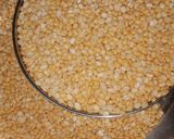 A picture of step 1 of Fry moong daal.