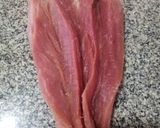 Foto del paso 1 de la receta: Solomillo de cerdo relleno