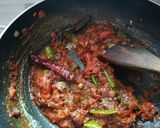 A picture of step 5 of Dal Makhani.