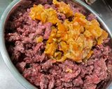 Une image de l'étape 5 de Bœuf aux poivrons, courgettes et tomates.