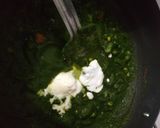 A picture of step 4 of Palak paneer Biryani.
