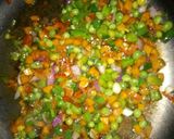 A picture of step 4 of Curry fried rice with coslow.
