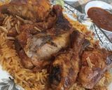 صورة لخطوة 6 من وصفة دجاج البري بري مع أرز البري بري ولفلفل الحمراء