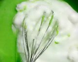 Foto langkah ke 4 dari resep Javanese chese cake pandan.