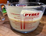 A picture of step 1 of Pink Lemon Posset - Olde English dessert.