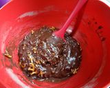 A picture of step 1 of Pretzel brownies.