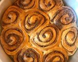 รูปขั้นตอนการทำที่ 7 ของ Cinnamon roll with cream cheese frosting🍊👩🏾‍🍳ชินนาม่อนโรลครีมชีส