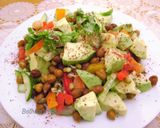 A picture of step 1 of Avocado Salad.