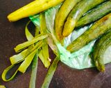 A picture of step 1 of Vegetables peels stock.