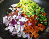 Foto del paso 4 de la receta: Alubia arrocera coloreada y rape