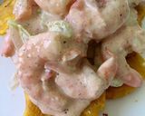 Foto del paso 4 de la receta: Camarones a la crema con tostones (Fritos)