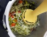 A picture of step 2 of Cabbage soup.