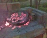 Foto del paso 1 de la receta: Disco de arado, bateria de fundición,mesa del infierno. Curado guarda