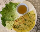 Une image de l'étape 5 de Crêpes vietnamiennes aux crevettes et légumes.