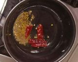 A picture of step 1 of Kara chutney.