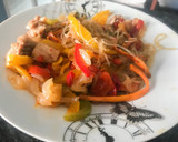 Foto del paso 8 de la receta: Fideos chinos con pollo y verdura