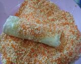 Foto langkah ke 9 dari resep Roti Gulung Goreng Isi Pisang Coklat Keju.