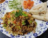 A picture of step 4 of Veg biryani.