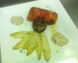 صورة لخطوة 5 من وصفة Grilled Salmon fish,سمك السالمون المشوي