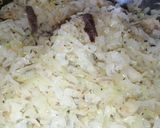 A picture of step 1 of Braised Cabbage and Potato.