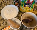 A picture of step 1 of Chè trôi nước.