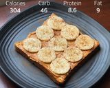 Hình bước làm 4 của món Toast chuối và bơ đậu phộng
