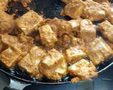 A picture of step 7 of Dhaba style paneer tikka masala gravy.