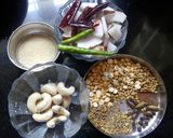 A picture of step 1 of Veg korma.