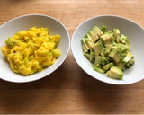 Foto del paso 3 de la receta: Tartar de atún y pulpo con aguacate y mango