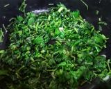A picture of step 4 of Amaranth Leaves Stir Fry / Greens Stir Fry.
