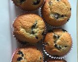Hình bước làm 5 của món Muffin việt quất