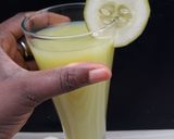 A picture of step 2 of Cucumber juice.