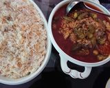 صورة لخطوة 7 من وصفة بامية مع اللحم بعضمه 😋