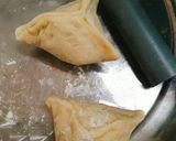 Hình bước làm 1 của món Bánh bao cười