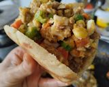 Foto del paso 6 de la receta: Arepa🫓🥙 rellena🥩 de carne🥘 molida🥗 y huevo🍳🧆